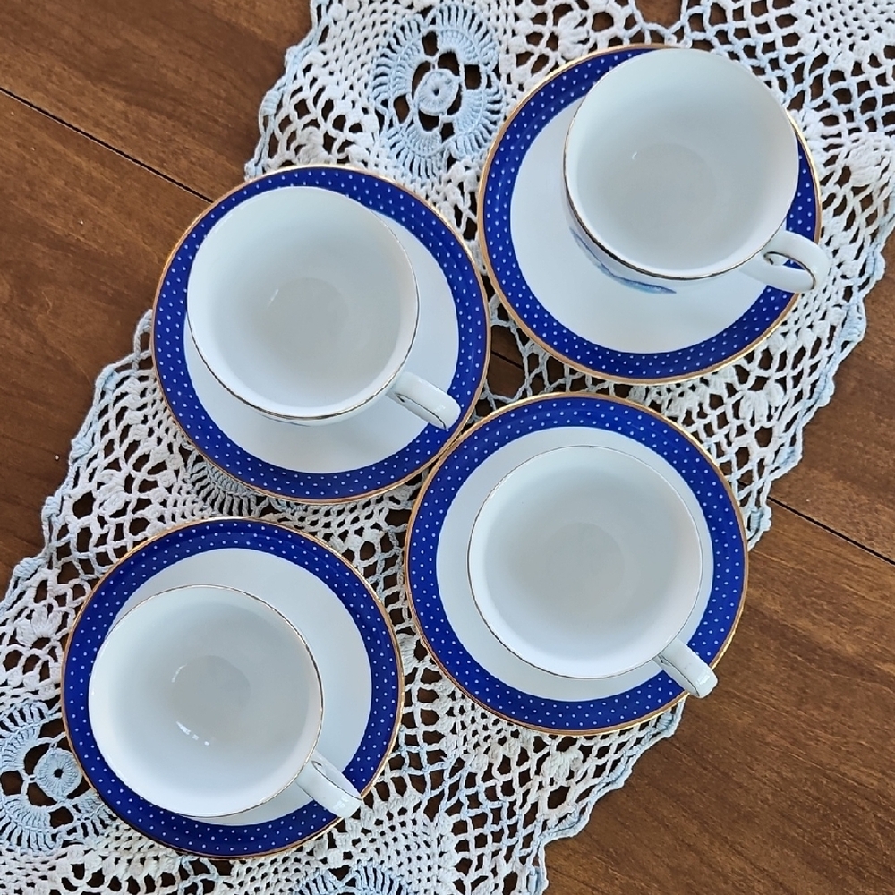 The Pillsbury Doughboy Porcelain Teacup Set of 4 - Picture 3 of 15